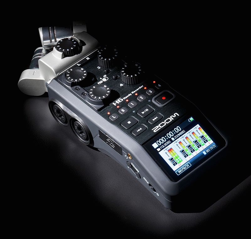 Zoom H6 gravador para podcast ZoomH6